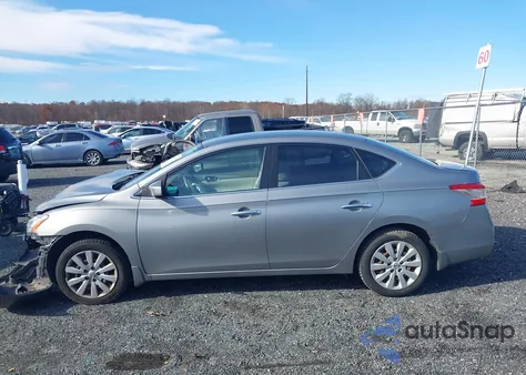 2013 Nissan Sentra Sv из США, поврежденный, VIN 3N1AB7AP1DL626414